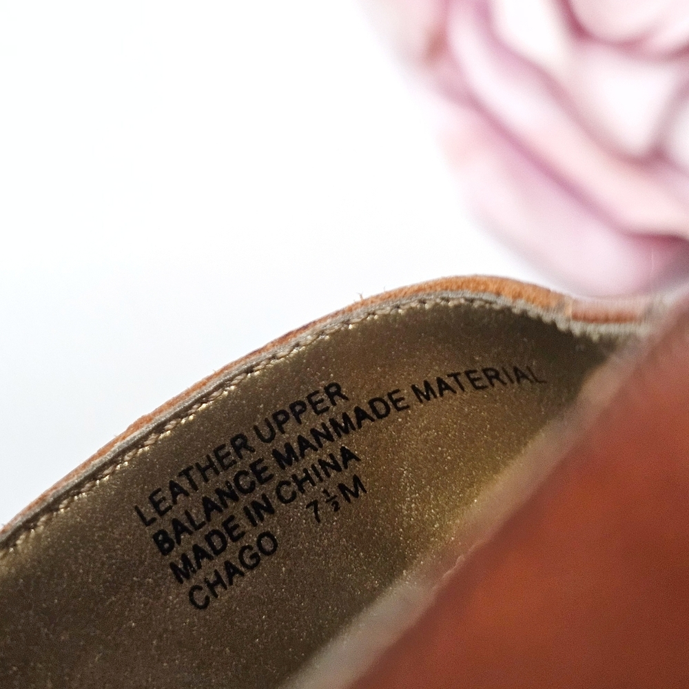 Nickels Soft Brown Leather Strappy Heeled Sandals Ankle Strap Size 7.5M - Picture 10 of 11